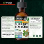 Tintura de Corteza de Olmo Resbaladizo - BIO KRAUTER - 60 ml - Vegano y Sin Alcohol