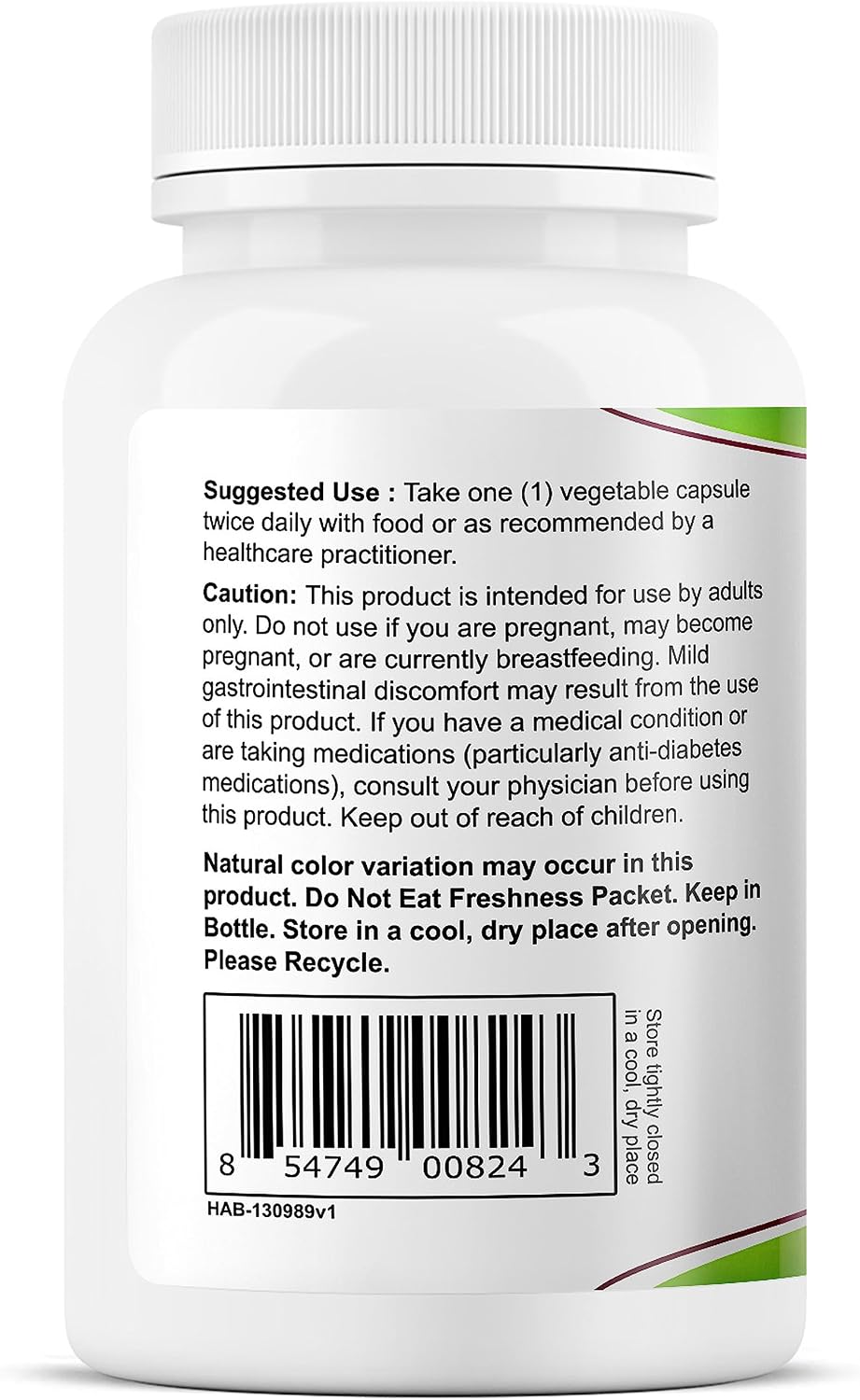 Health As It Ought To Be Berberina Pura 450mg - Suplemento Fresco sin Aditivos - 120 Cápsulas