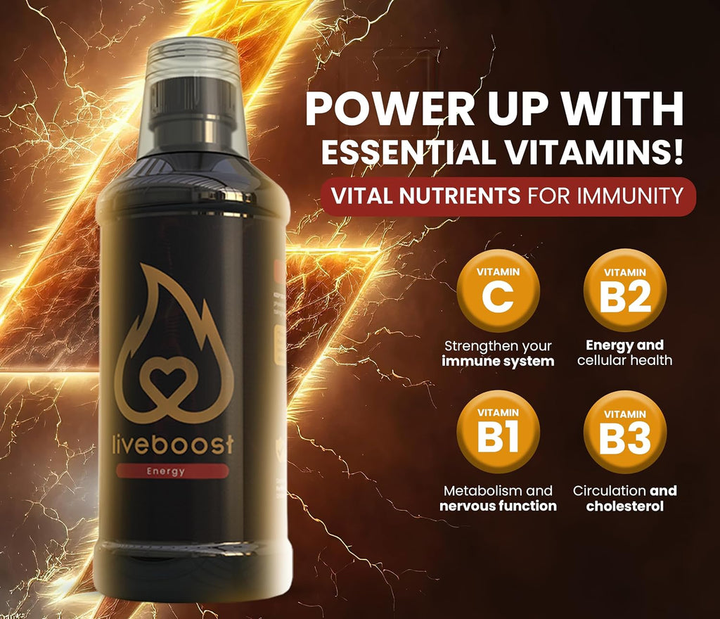 LiveBoost Complemento de Energía y Circulación - 480 ml
