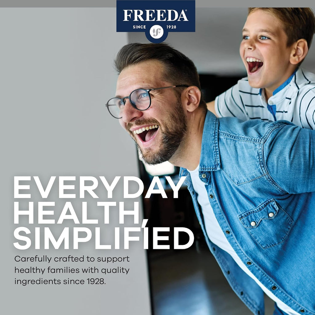 FREEDA SCD Multivitamin – Daily Multivitamin for Men & Women – Vegan, Gluten-Free, Kosher Certified – 180 Capsules