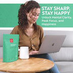 D'AO Labs Emotional Balance - Polvo efervescente para el equilibrio emocional - Sabor manzana y pepino - 30 sobres individuales