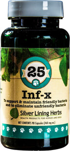 Silver Lining Herbs Canine INF-X - Suplemento Herbal para Perros - 90 Cápsulas