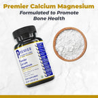 Premier Research Labs Calcio y Magnesio en Polvo - Polvo de Calcio Coral Natural para la Salud Ósea - 227 g