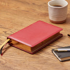 Biblia KJV Letra Grande: Piel de Cabra Roja - Premier Collection (Tamaño Personal, Índice de Pestañas)
