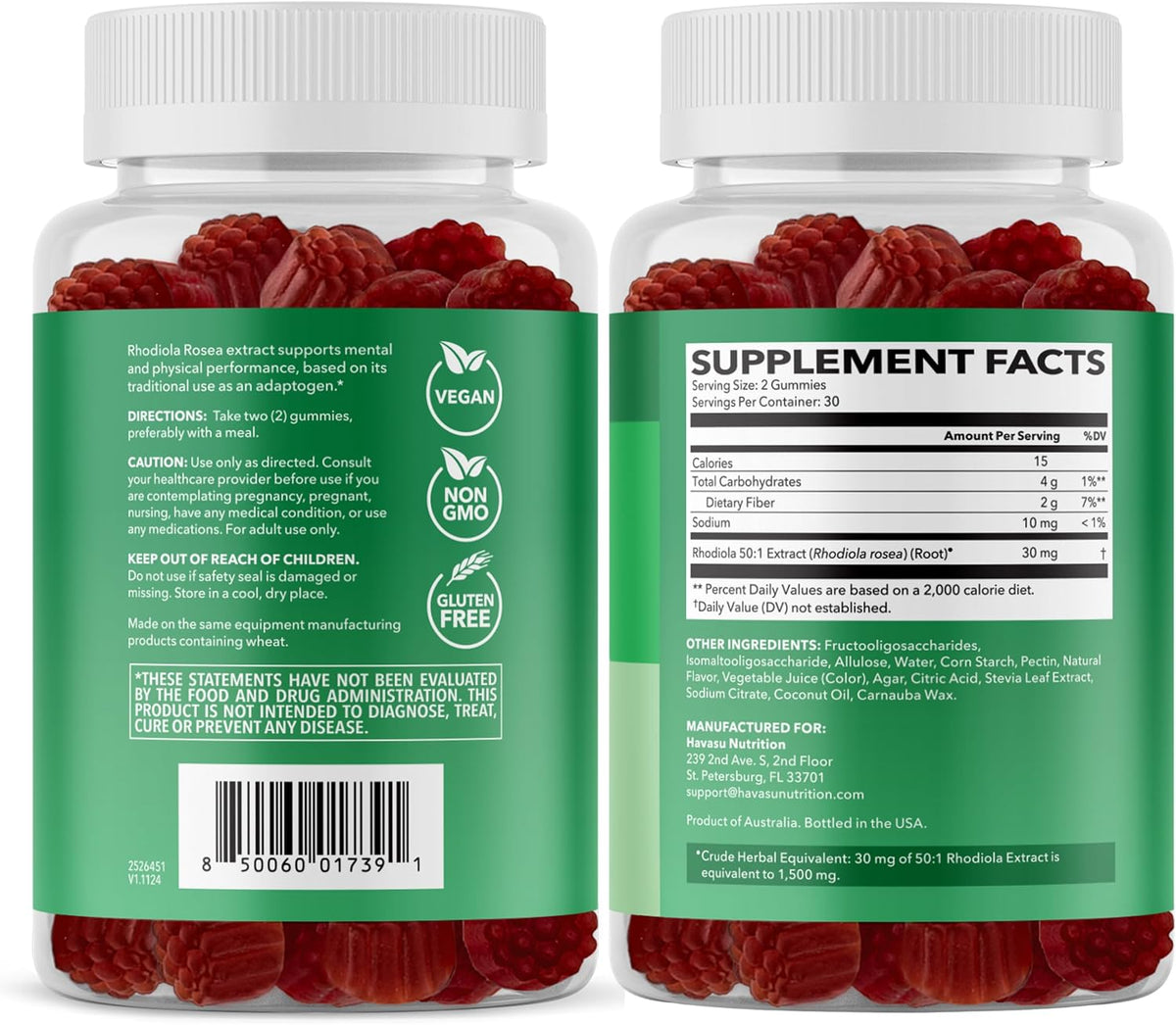 Rhodiola Rosea Gummies – Gomitas Adaptógenas – Claridad mental: La Rhodiola puede ayudar a apoyar la función – Image 9