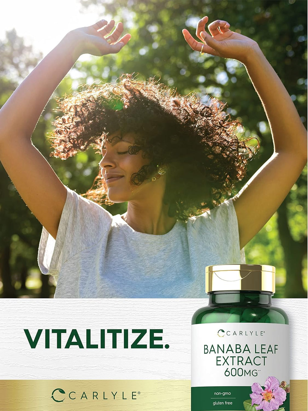 Carlyle Extracto de Hoja de Banaba - 200 Cápsulas