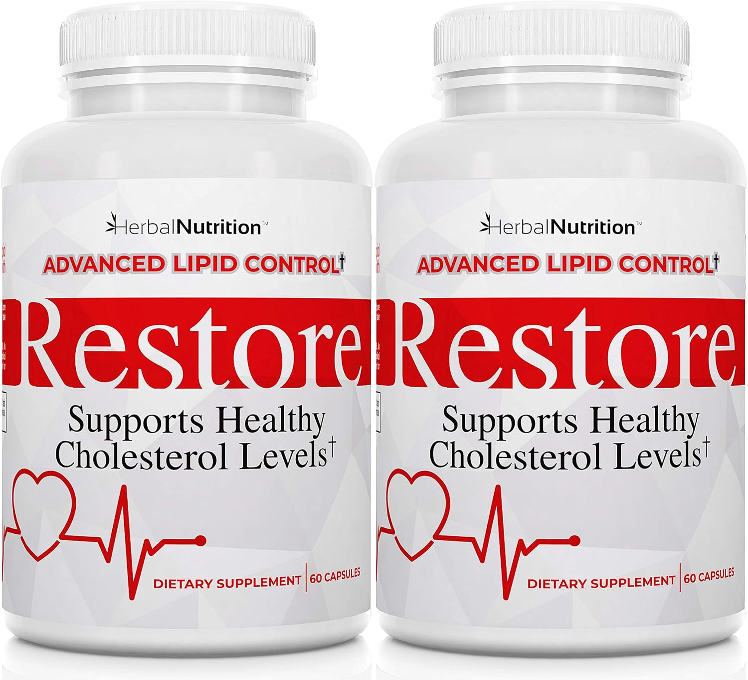 Herbal Nutrition Restore – Apoyo Salud Cardíaca y Colesterol, 60 Cápsulas
