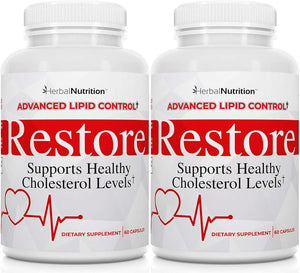 Restore Heart Health & Cholesterol Support, – La niacina (vitamina B3) contribuye al metabolismo energético normal – Image 1