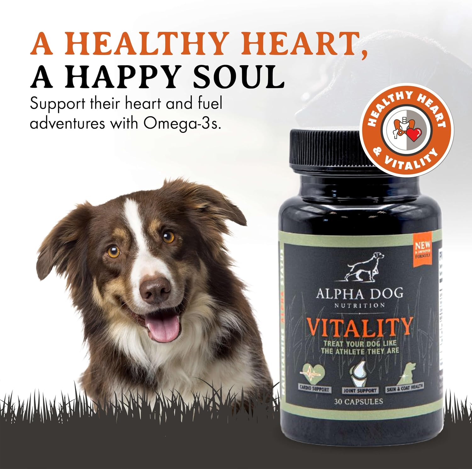 Aceite de Krill para Perros - Vitality by Alpha Dog Nutrition