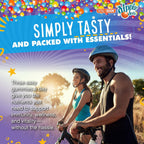 Vital+Boon Dippin' Dots - Gominolas Multivitamínicas para Adultos - Vitaminas A, B6, C, D3, E y Ácido Fólico - Vegetarianas, No GMO, Sin Gluten (60 Unidades)