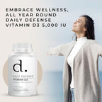 Vitamin D3 5000 IU 90 cápsulas - Daily Defense