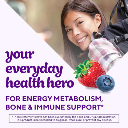 Vitafusion Women's Multivitamin Gummy - 150 – Salud ósea: El calcio y la vitamina D contribuyen al mantenimiento – Image 3