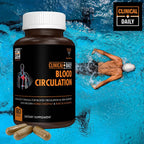 Clinical Daily Suplemento para la Circulación Sanguínea con Butcher's Broom, Horse Chestnut, Hawthorn, Cayena, Arginina, Diosmina - 180 Cápsulas