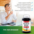 Rhodiola Rosea 1000mg 180 Cápsulas - Suplemento Adaptógeno de Alta Absorción