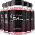Kickstart Gummies, Gomitas Multivitamínicas para Hombre - Máximo Rendimiento, 5 Paquetes