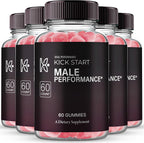 Kickstart Gummies, Gomitas Multivitamínicas para Hombre - Máximo Rendimiento, 5 Paquetes