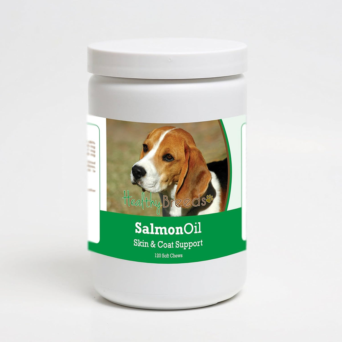 Healthy Breeds Beagle Salmon Oil Soft Chews 120 Count – Image 1