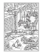 Libro de colorear Creative Haven Hogar Dulce Hogar (Libros de colorear para adultos: Calma)