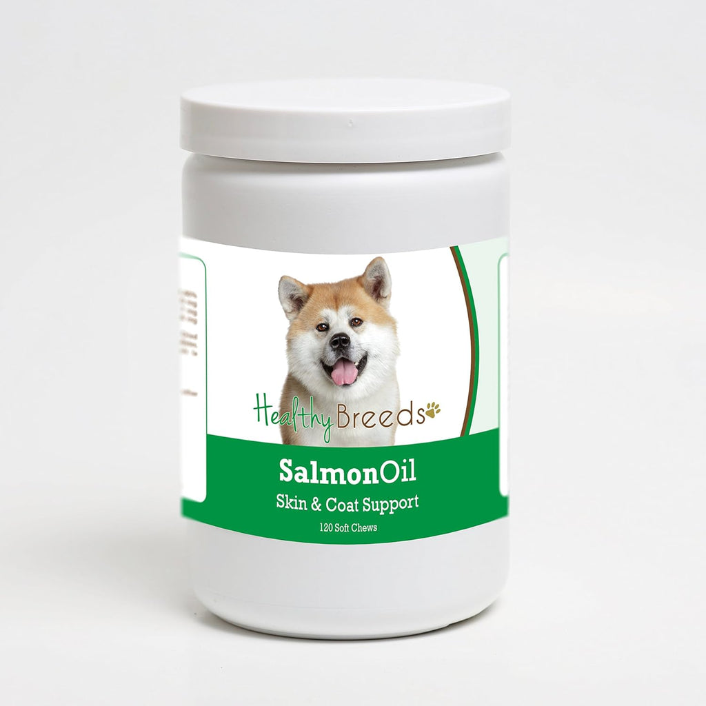 Healthy Breeds Aceite de Salmón Masticables Suaves para Perros 120 uds