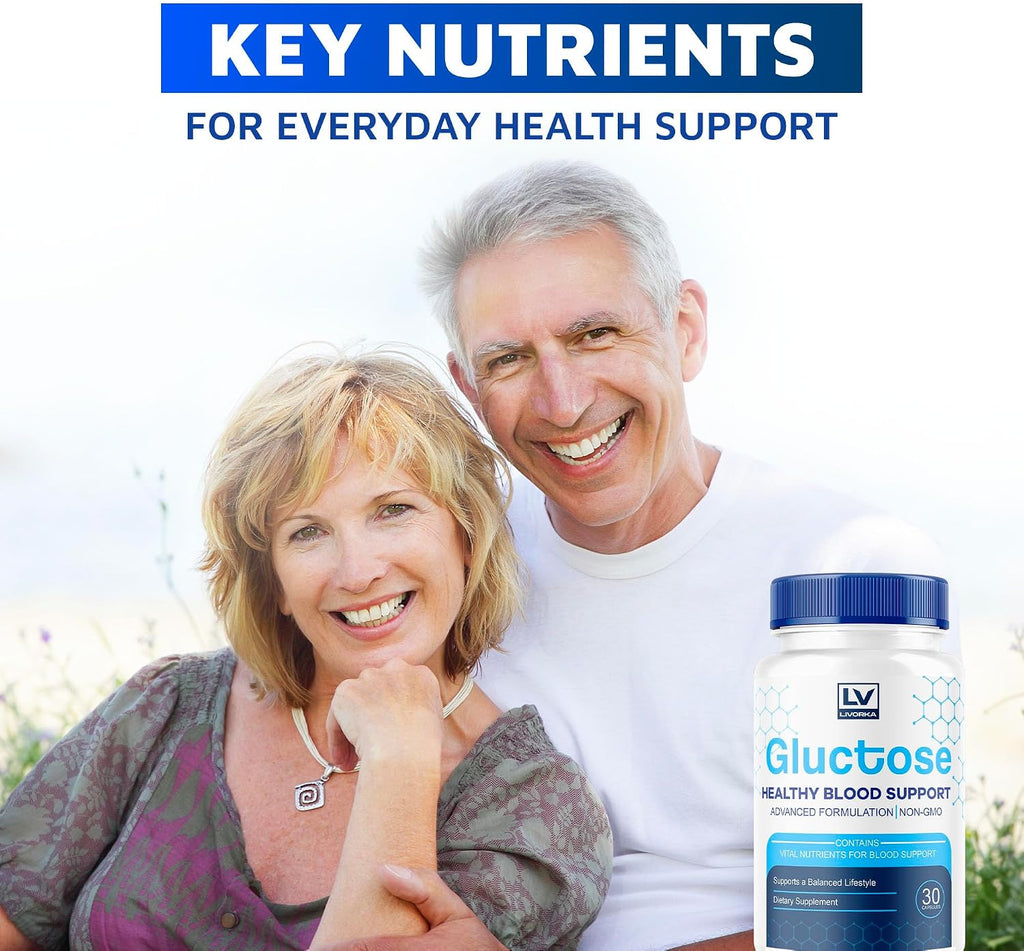 Gluctose Advanced Blood Support - Complemento Alimenticio en Cápsulas, 30 Unidades