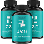 WellPath Zen – Complemento alimenticio para el estrés y el estado de ánimo | Ashwagandha, Rhodiola, L-teanina, Melisa | Cápsulas veganas, 60 unidades