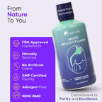 Multivitamínico para Hombre | 960ml (32 Fl.oz) | Sabor Superior | Natural | Energía Líquida | Elevatic