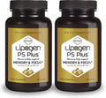 Lipogen PS Plus Senior - Suplemento de Fosfatidilserina para Memoria y Concentración, 120 Cápsulas Blandas