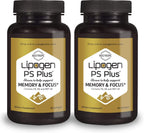 Lipogen PS Plus Senior - Suplemento de Fosfatidilserina para Memoria y Concentración, 120 Cápsulas Blandas