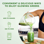 Health Logics Glowing Greens Superfood Powder with Collagen Peptides – Berry Blast