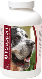 Healthy Breeds Masticables de Arándano Rojo para Perros - Apoyo Urinario - 75 Unidades