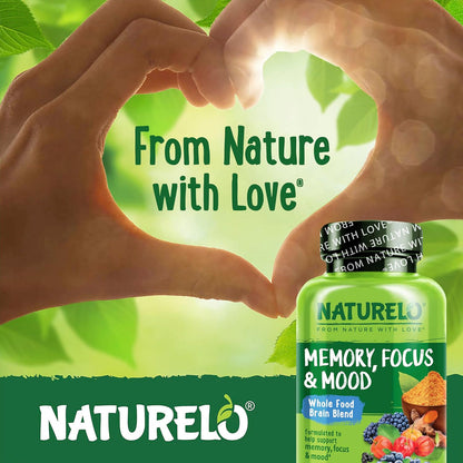 NATURELO Suplemento de Cerebro de Alimentos – Melena de león (Lion's Mane): Un hongo medicinal conocido por su – Image 5