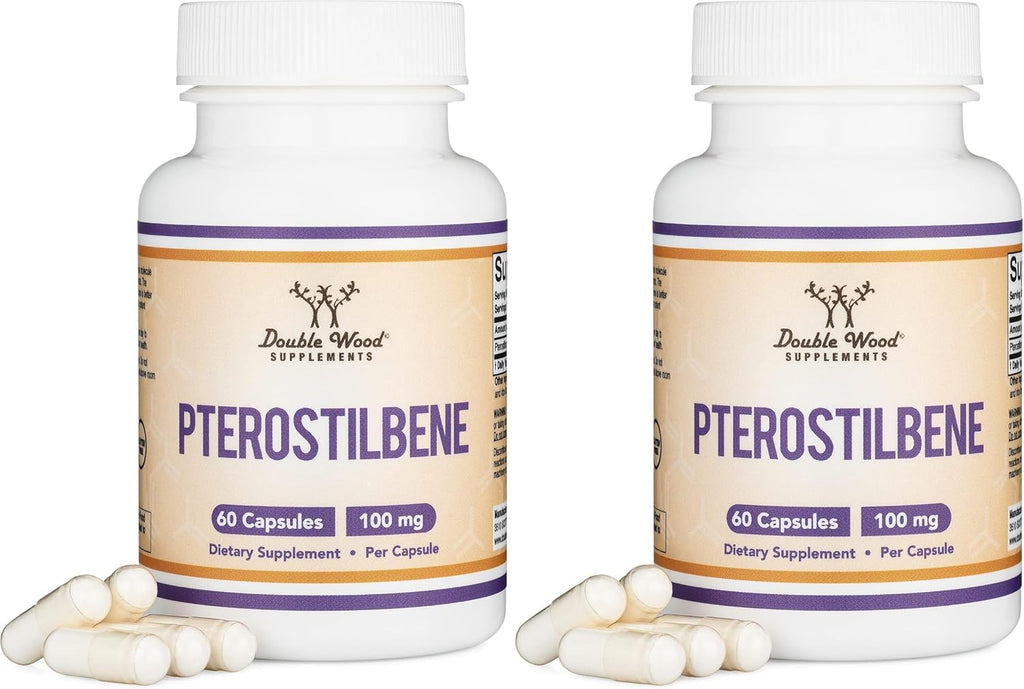 Pterostilbeno 100 mg, 60 Cápsulas - Complemento Alimenticio Antioxidante
