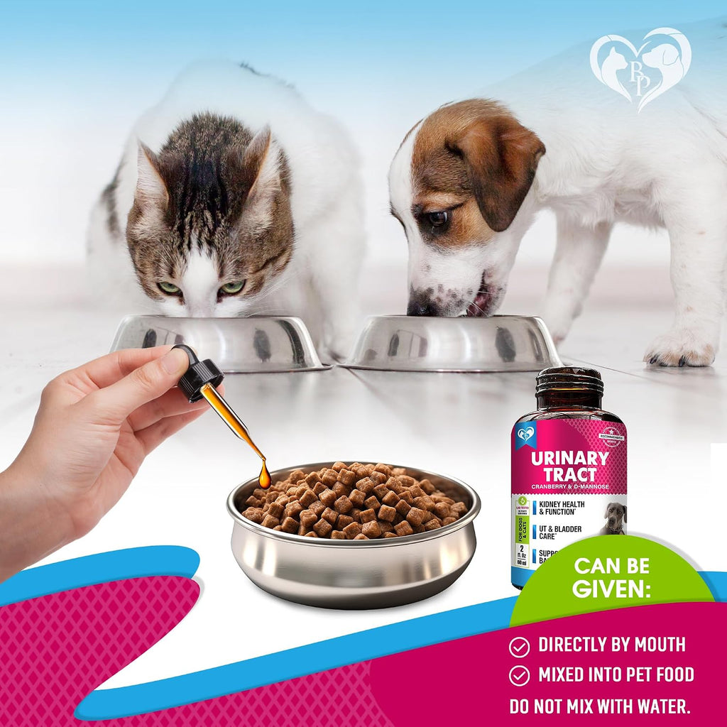 Beloved Pets Gotas Naturales para el Cuidado Urinario de Perros y Gatos con Cranberry y D-Manosa