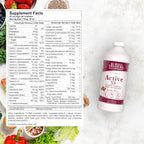 Buried Treasure Active 55 Plus - Multivitamínico Líquido para Mayores, 32 dosis, Vegano, Sin Azúcar
