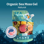 Yemayá Gel de Sea Moss Orgánico y Silvestre Sabor Natural - 473 ml