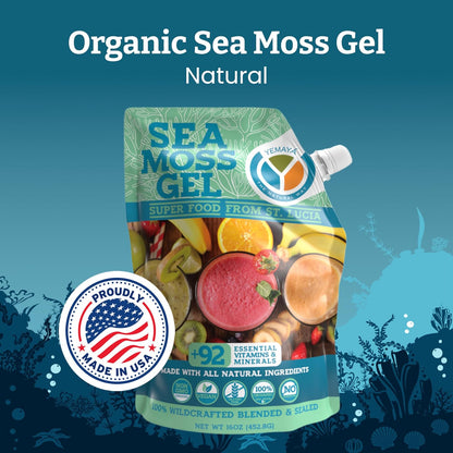 Yemayá Gel de Sea Moss Orgánico y Silvestre – Añádelo a zumos, tés o cafés para enriquecer tus bebidas favoritas. – Image 2