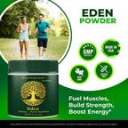 Eden Powder - Suplemento Energético Natural de Máxima Potencia - Pack de 5