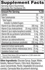 OLLY Piel Radiante Gomitas - 50 Gomitas - Vitaminas A, E y Zinc