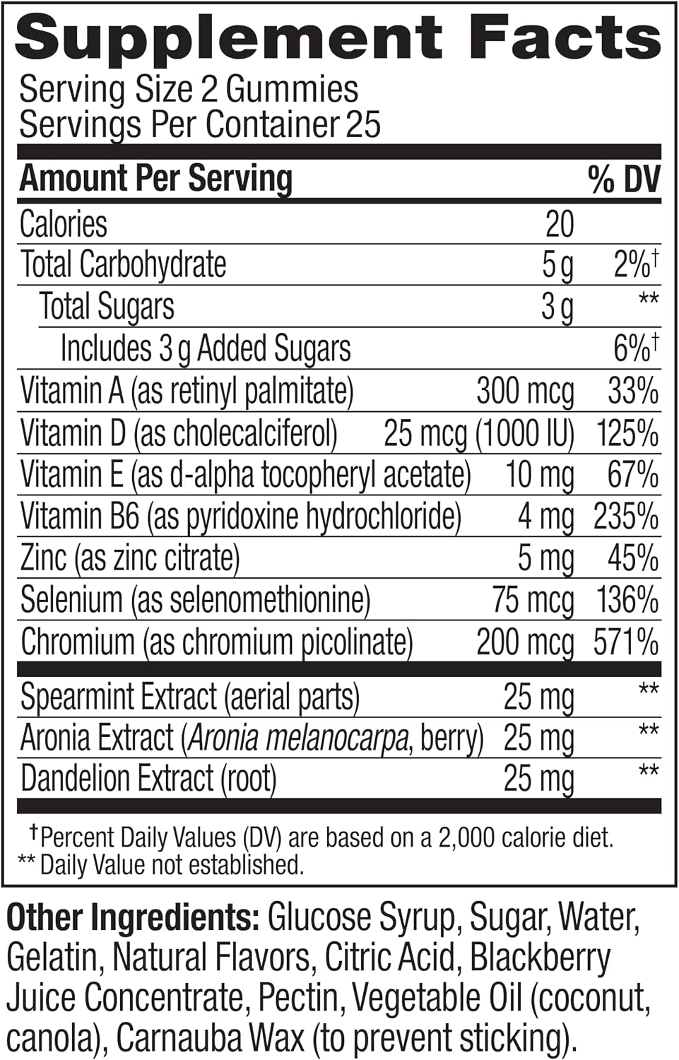 OLLY Piel Radiante Gomitas - 50 Gomitas - Vitaminas A, E y Zinc