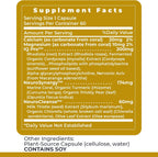 Premier Research Labs CereVen - Suplemento Cerebral Herbal para Memoria y Enfoque con Rhodiola Rosea - 60 Cápsulas Vegetarianas