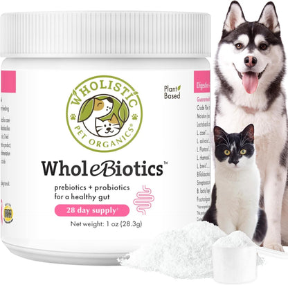 WholeBiotics Probióticos Diarios para Perros – ¿Puedo dar este probiótico a mi gato? Sí, WholeBiotics está – Image 1