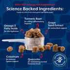 NaturVet Scoopables Aller-911 - Apoyo para alergias en perros - Sabor a bacon ahumado - 312 g