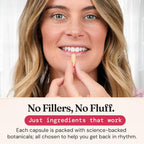 Nourished AndroEase Plus - Equilibrio Hormonal Vegano para Mujeres - Zinc, Reishi, Té Verde y Saw Palmetto - para Energía, Vitalidad y Bienestar Diario - 60 Cápsulas, Hecho en EE.UU.