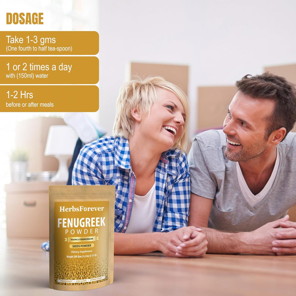 HerbsForever Fenugreek Powder (Seeds) 230 g