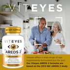Viteyes AREDS 2 Classic Fórmula para la Salud Macular Cápsulas Blandas - 180 Cápsulas blandas