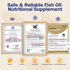 HEAPETS Aceite de Salmón Salvaje de Alaska para Perros y Gatos - 473 ml - Suplemento de Omega 3 con EPA y DHA
