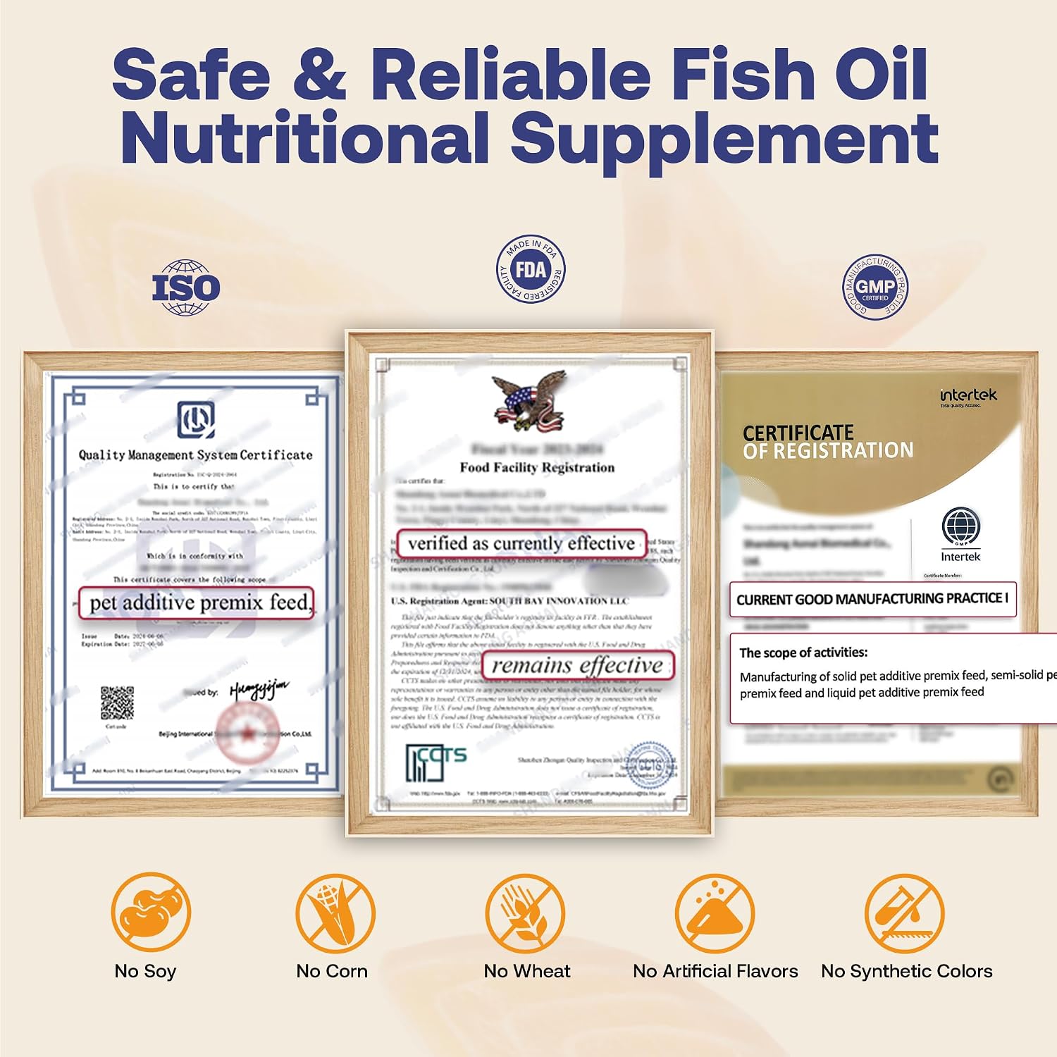 HEAPETS Aceite de Salmón Salvaje de Alaska para Perros y Gatos - 473 ml - Suplemento de Omega 3 con EPA y DHA