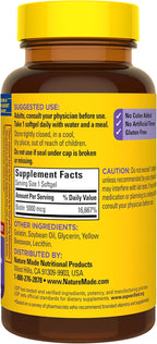 Nature Made Biotina de Máxima Potencia 5000 mcg Cápsulas Blandas - 120 Cápsulas