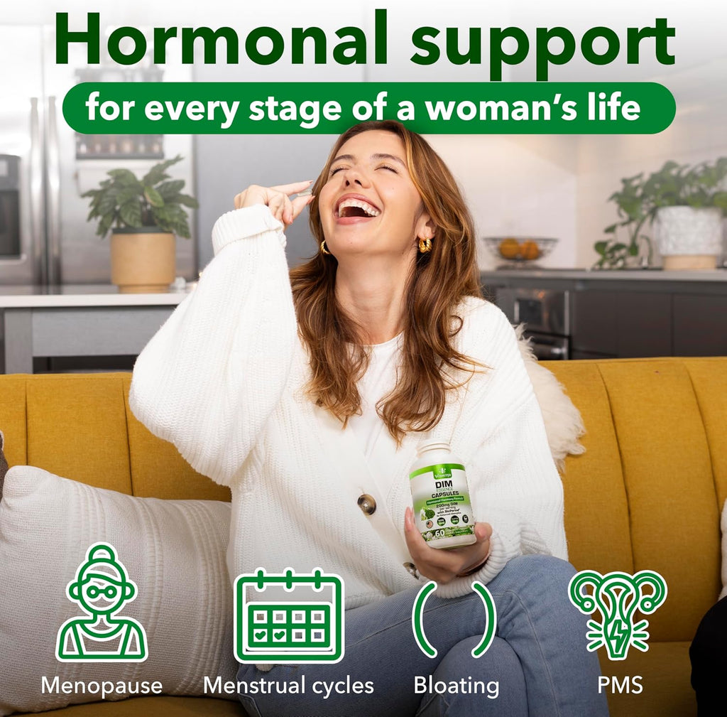 DIM 200mg con Bioperina – Apoyo hormonal y salud de la piel (2 meses)