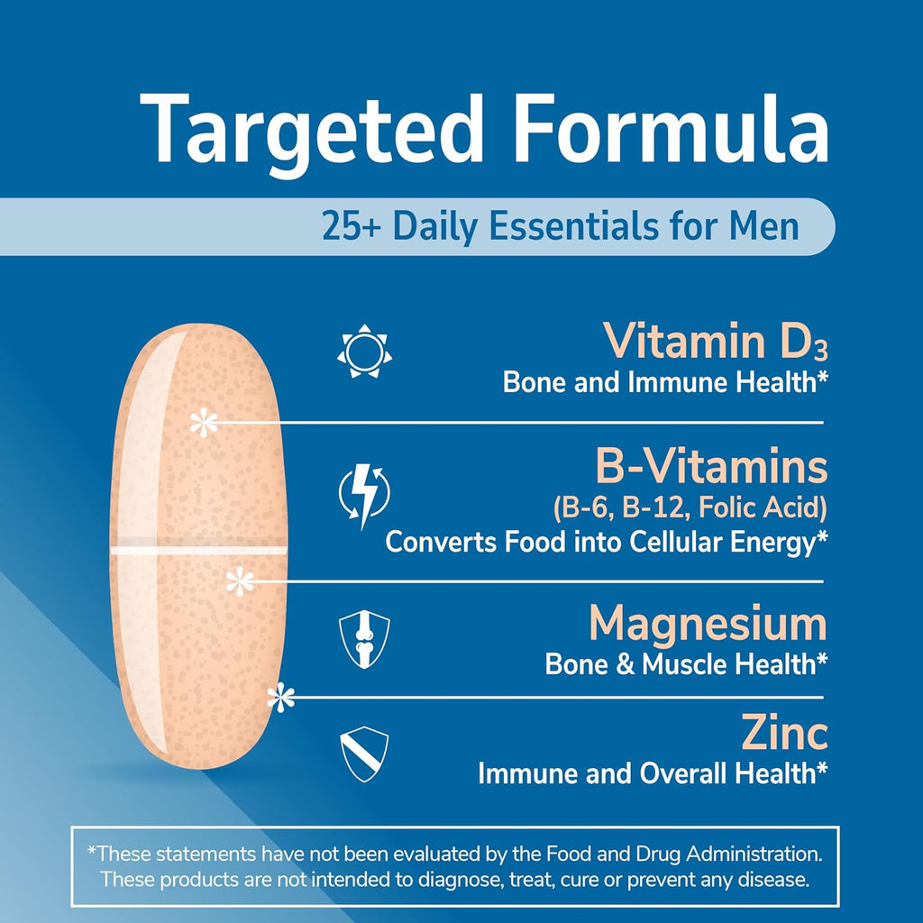 21st Century Sentry Men Multivitamin, 120 Comprimidos
